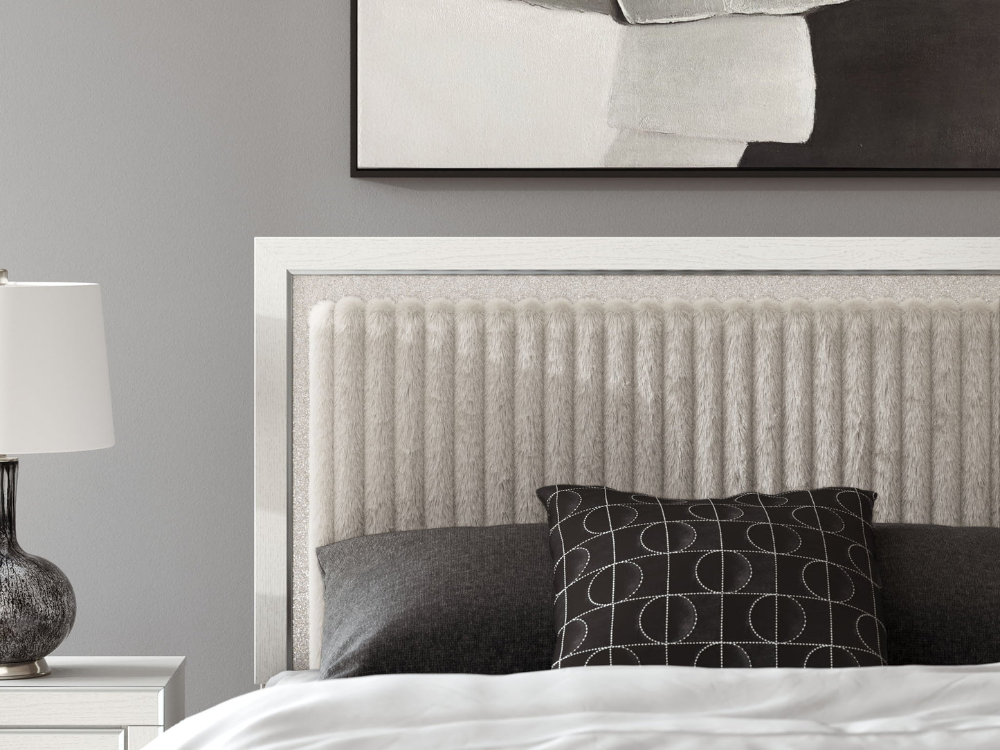 Zuraleus - Upholstered Panel Platform Storage Bed