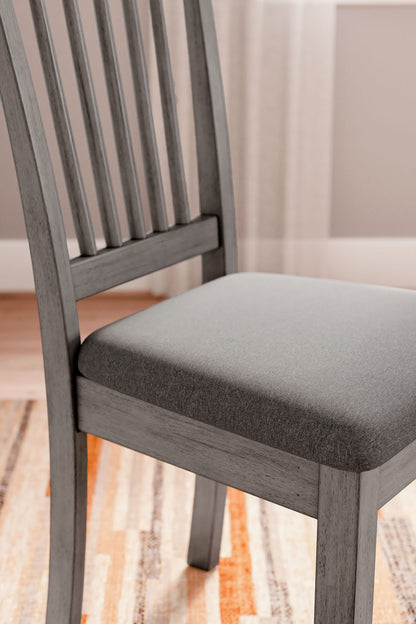 Shullden - Dining Room Side Chair (Set of 2) - Gray