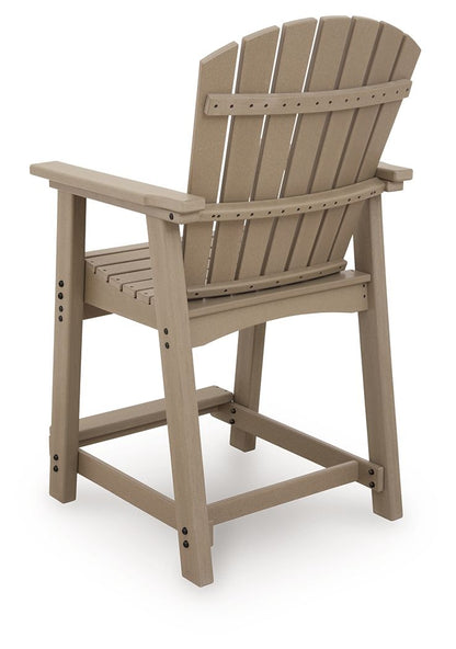 Seacliff Beach - Barstool (Set of 2) - Medium Brown