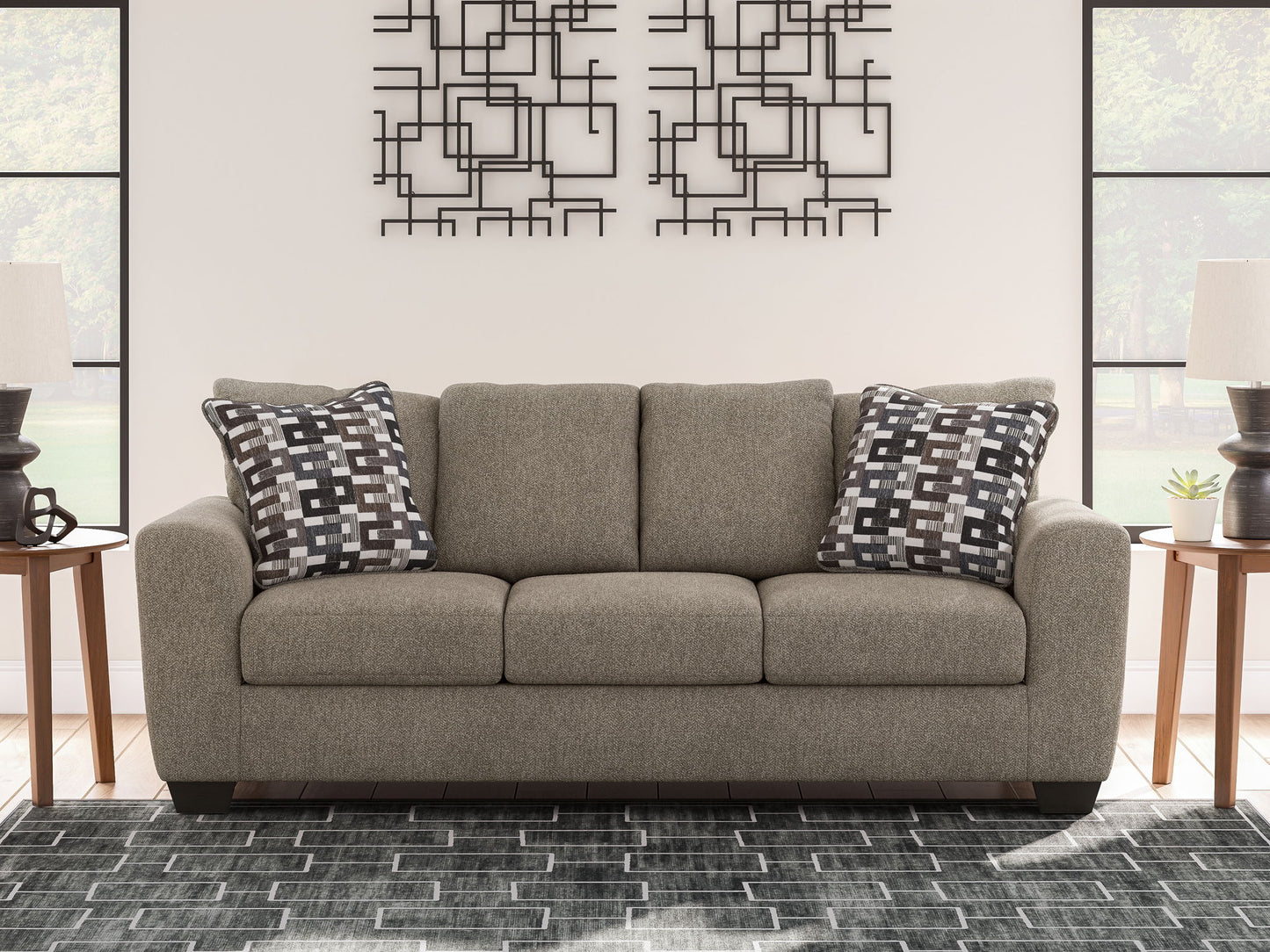 Triston-Peaks - Queen Sofa Sleeper - Suede